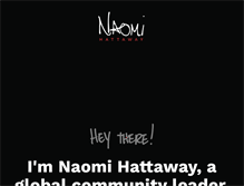 Tablet Screenshot of naomihattaway.com